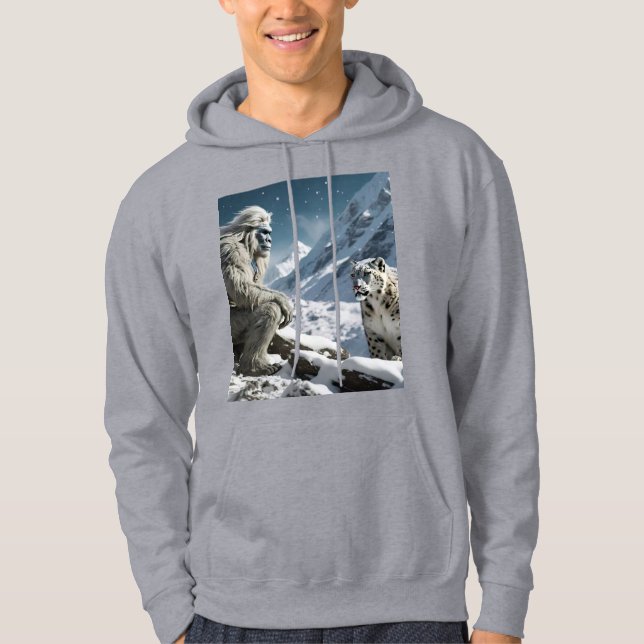 Sudadera Yeti y el leopardo de las nieves (Anverso)