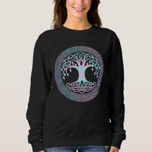 Sudadera Yggdrasil Árbol Céltico de la Vida Teñido Nórdico 