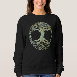 Sudadera Yggdrasil Tree Celtic Knot Norse Viking Mytro Retr