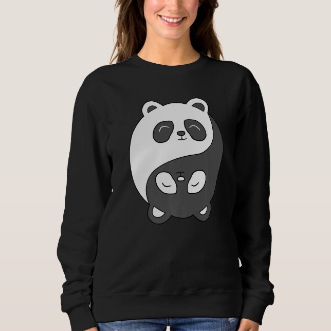 Sudadera Yin and Yang Bear Predator Koala Meditation Acro H (Anverso)