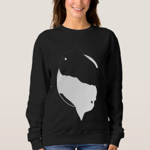Sudadera Yin Yang Bulldog Francés Símbolo Meditación
