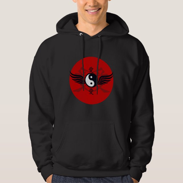 Sudadera Yin Yang En Vuelo (Anverso)