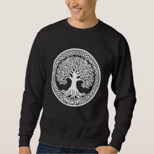 Sudadera Yin Yang Tree de Life Yggdrasil Sun Moon Celtic Ga