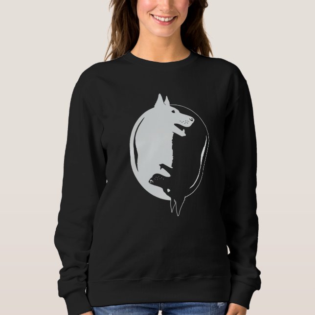 Sudadera Yin Yang Yoga Zen Cute dogs for Dog   1 (Anverso)