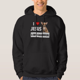 Sudadera Yo Amo A Jesús Y A Mi Padre Cristiano Perro Chihua