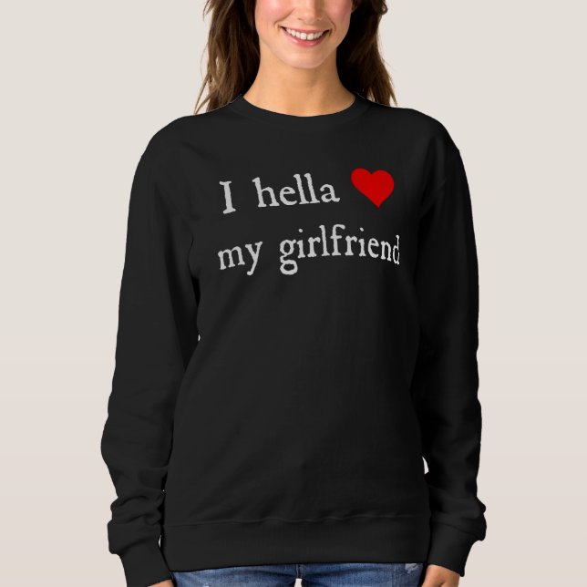 Sudadera Yo amo a mi novia (Anverso)