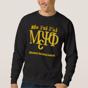 Sudadera Yo camiseta del negro de la phi de la PSI