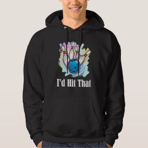 Sudadera Yo golpearía a ese Bowling Bowler