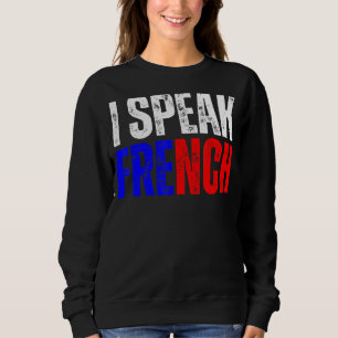 Sudadera Yo hablo el diccionario de francés Je Parle En Fra
