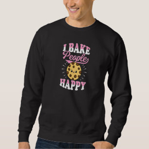 Sudadera Yo hago que la gente esté feliz con la galleta de 