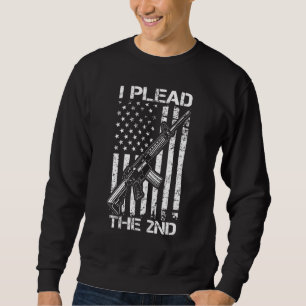 Sudadera Yo invoco la 2ª Enmienda AR15 Bandera de EE. UU. P