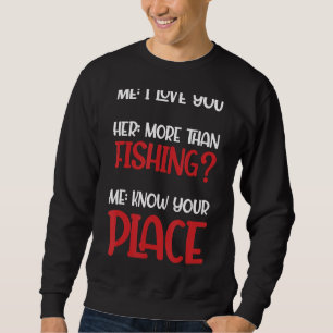 Sudadera Yo La Amo Más Que Los Corazones Pescadores