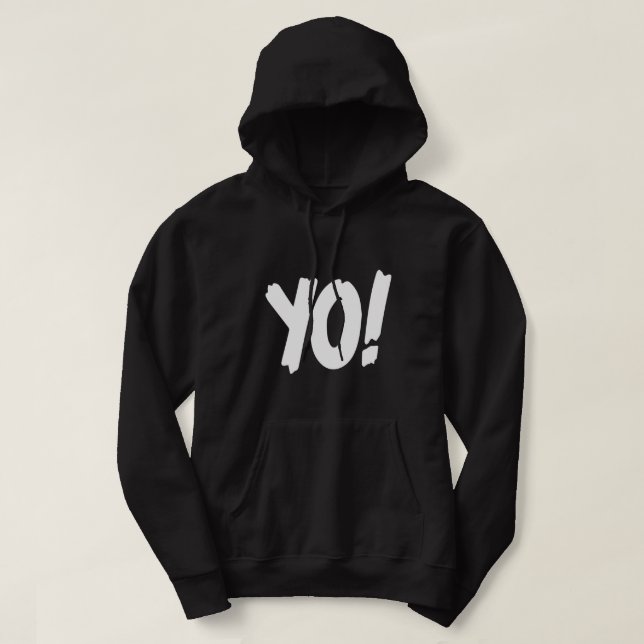 Sudadera ¡Yo! Logo De Réplica De Raps De Mtv De La Era De 1 (Diseño del anverso)