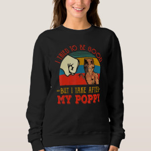 Sudadera Yo Saco a Mi Abuelo T-Rex Papá Día del Padre
