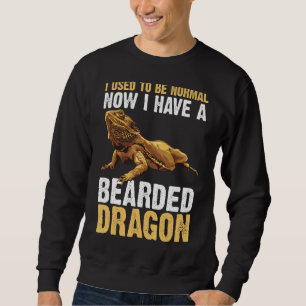 Sudadera Yo Solía Tener Un Reptil Dragón De Cabeza