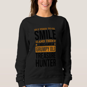 Sudadera Yo sonreía el diseño de búsqueda de tesoros para e