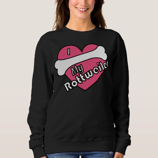 Sudadera Yo Soplo Mis Ideas Rottweiler Para Los Amantes De  (Anverso)