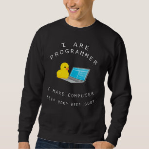 Sudadera Yo Soy El Programador De Beep Boop Duck