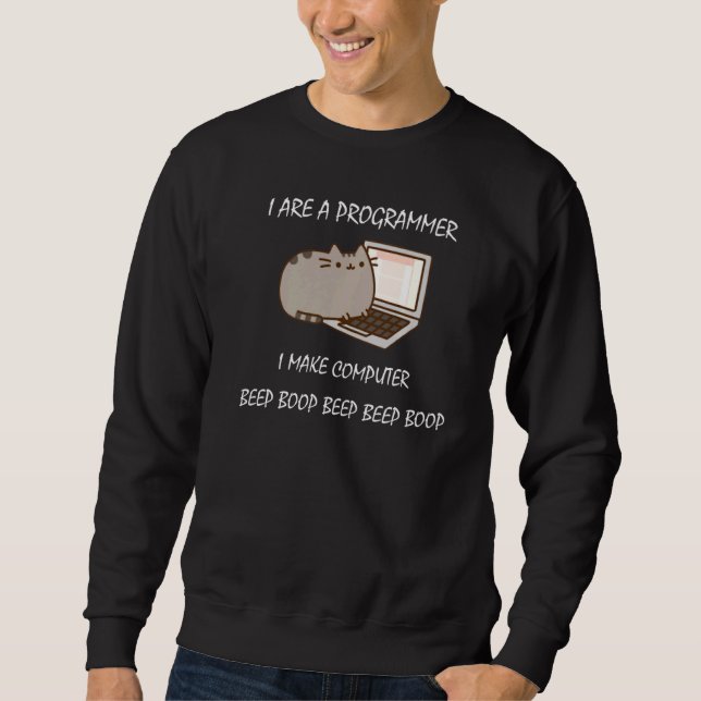 Sudadera Yo Soy El Programador Y Hago Que El Beep Boop De L (Anverso)