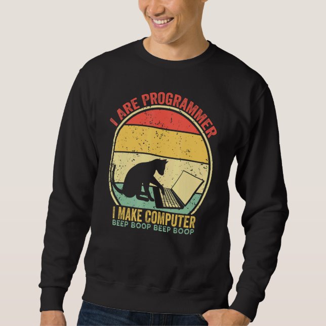 Sudadera Yo Soy El Programador Yo Hago Que La Computadora B (Anverso)