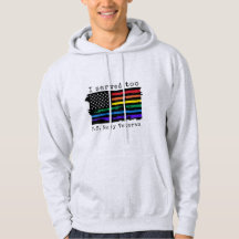 "Yo también serví" Hoodie, veterana de la marina e