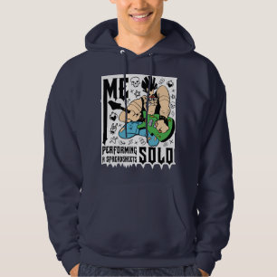 Sudadera yo tocando un solo en una hoja de cálculo
