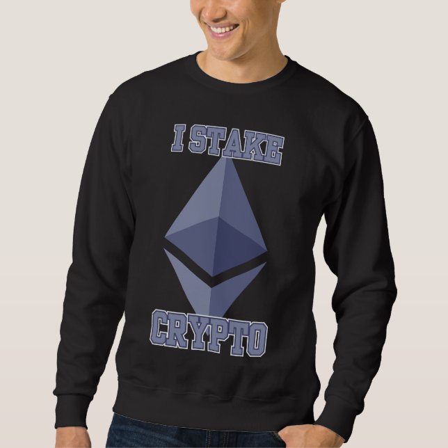 Sudadera Yo tomo Crypto Quiet Power Blockchain Builder (Anverso)