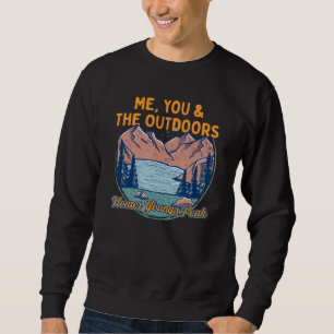 Sudadera Yo Tú Y El Hogar De Senderismo Al Aire Libre Jóven