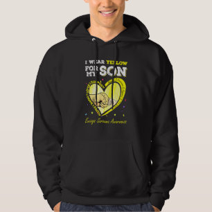 Sudadera Yo Uso Amarillo Para Mi Hijo Ewing Sarcoma Awarene