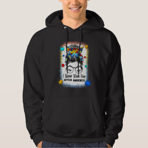 Sudadera Yo Uso Azul Para Concienciar Sobre El Autismo, Des
