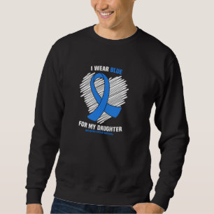 Sudadera Yo uso azul para mi hija Huntingtonu2019s Disea