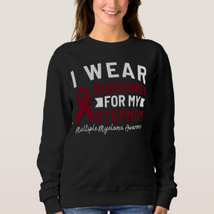 Sudadera Yo Uso Borgoña Para Mi Madre Múltiple Mieloma Aw