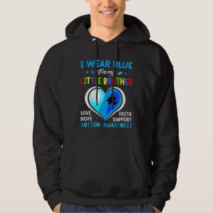Sudadera Yo Uso El Azul Para Mi Pequeña Conciencia Del Auti
