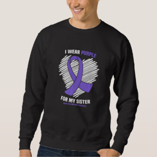Sudadera Yo Uso Púrpura Para Mi Hermana Chiari Malformation