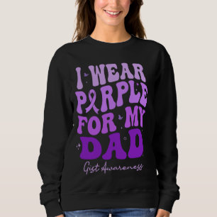 Sudadera Yo Uso Púrpura Para Mi Papá GIST Sensibilización R
