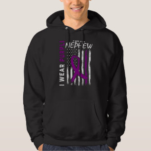 Sudadera Yo Uso Púrpura Para Mi Sobrino Epilepsia De Concie