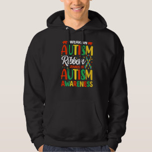 Sudadera Yo Uso Una Cinta De Autismo Nieto De Autismo Conci