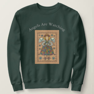 Sudadera Yo Yo Quilt GUARDIAN ANGEL Y CAT SWEATSHIRT
