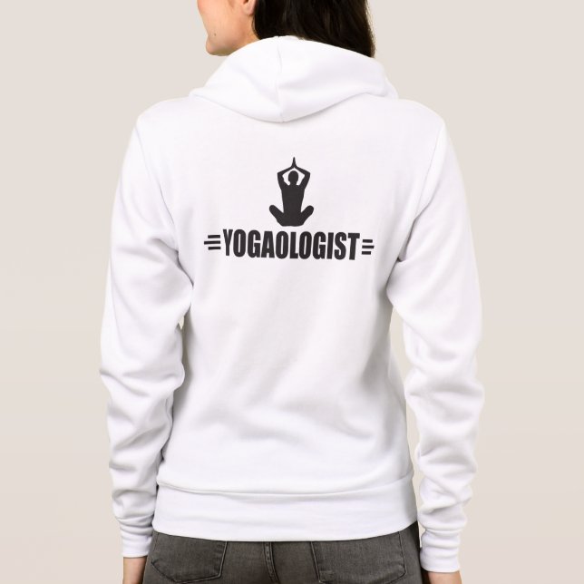 Sudadera Yoga cómico (Reverso)