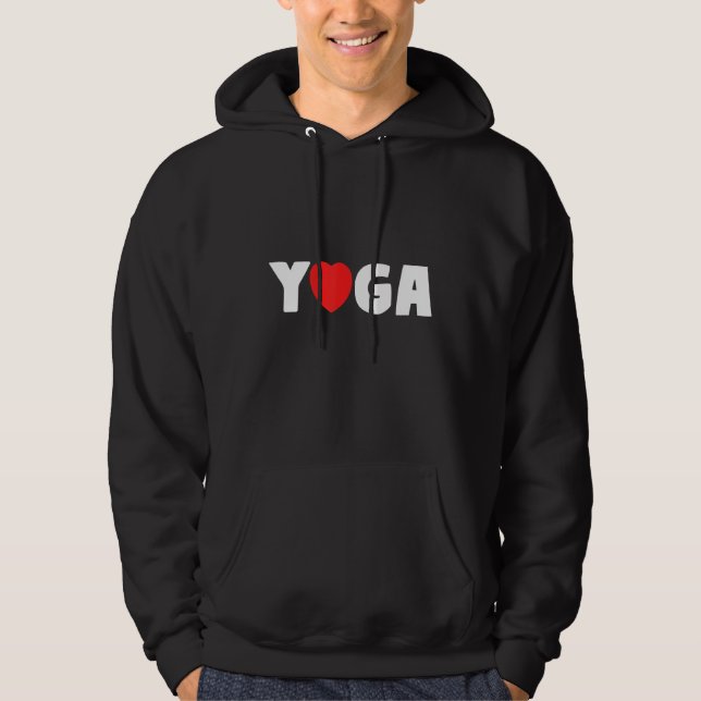 Sudadera Yoga Corazón Amor Yogi Fitness (Anverso)
