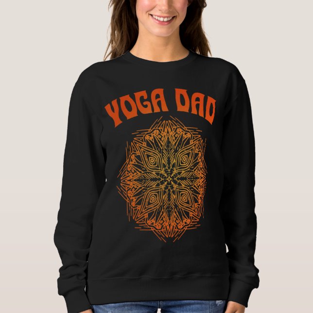 Sudadera Yoga Dad Psychedeld Mandala Ilustracion Padre M (Anverso)