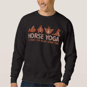 Sudadera Yoga de caballos para Chicas de equitación