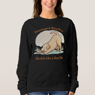 Sudadera Yoga de Perro Perro hacia Abajo Diseño Divertido y