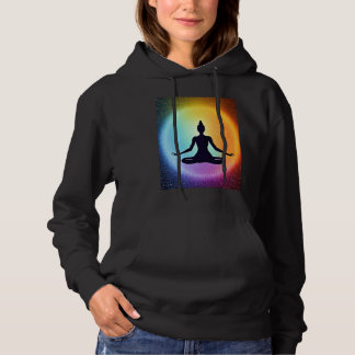 Sudadera Yoga Girl Female Sun Salutation Meditation Chakra