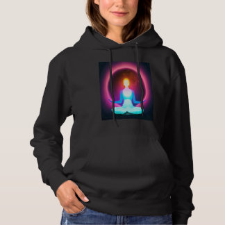 Sudadera Yoga Girl Female Sun Salutation Meditation Chakra