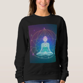Sudadera Yoga Girl Female Sun Salutation Meditation Chakra 