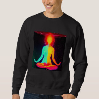 Sudadera Yoga Girl Female Sun Salutation Meditation Chakra 