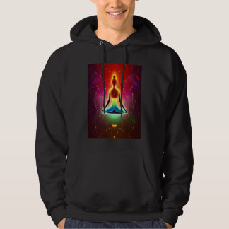 Sudadera Yoga Girl Female Sun Salutation Meditation Chakra 