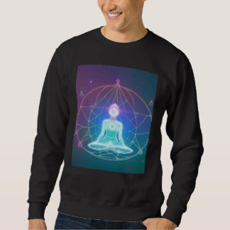Sudadera Yoga Girl Female Sun Salutation Meditation Chakra 