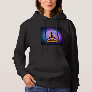 Sudadera Yoga Girl Female Sun Salutation Meditation Chakra 